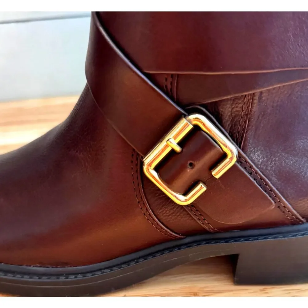 NIB Louise et Cie Women's Lo-Tandy Boots Burnt Oak Size 7
